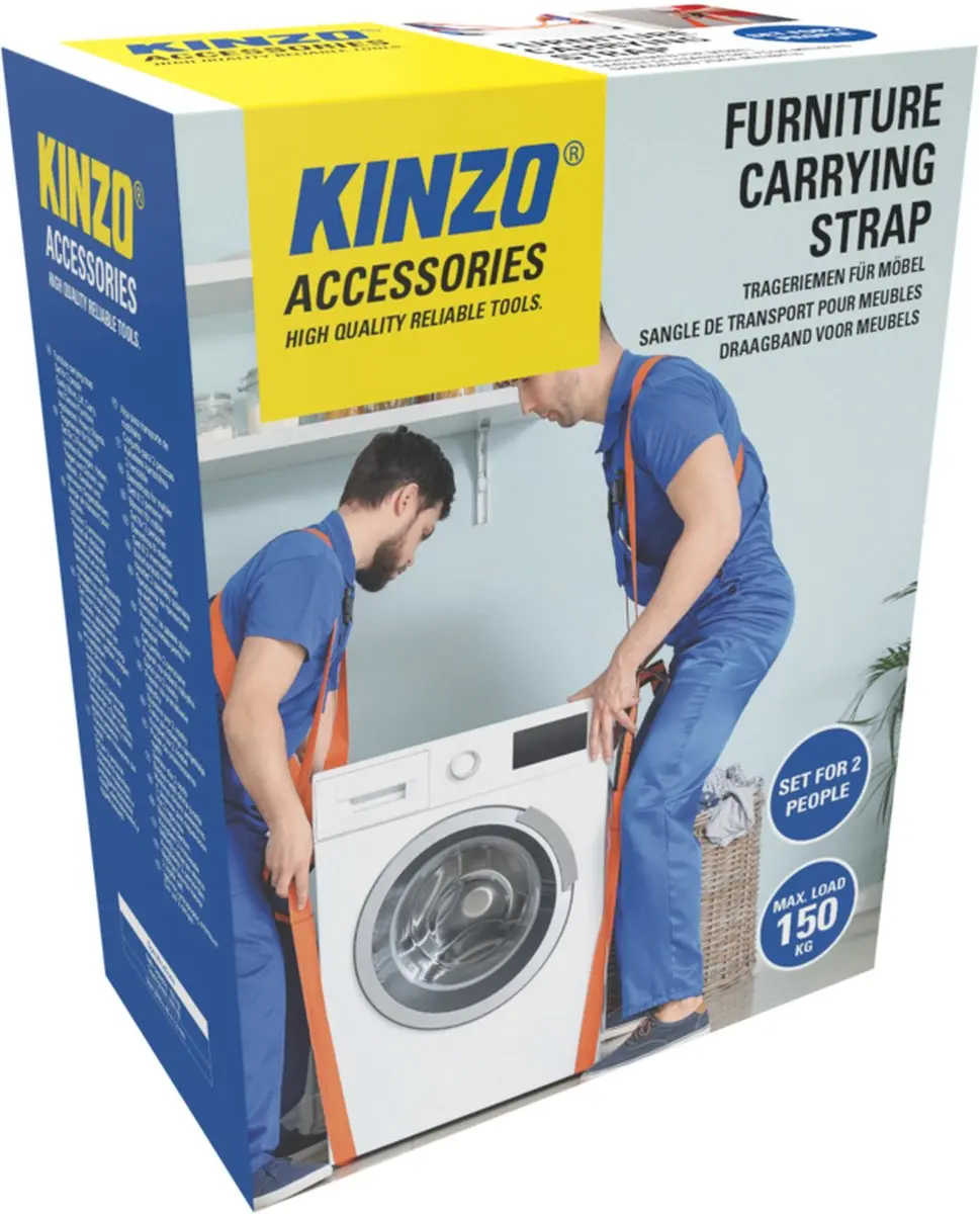 Kinzo Meubelbanden 150kg - 2 Stuks - Oranje - afbeelding 5 van 6