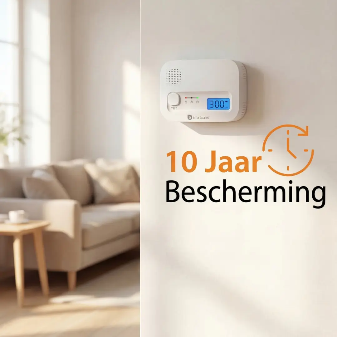 Smartwares FGA-13041 Koolmonoxidemelder - 85 dB - Wit - afbeelding 6 van 6