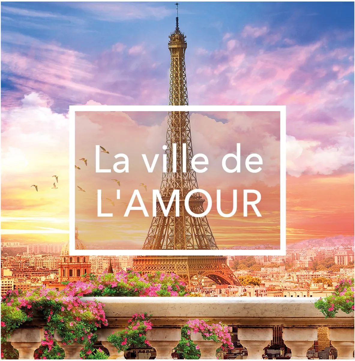 Tactic Puzzel Around the World Eiffel Tower - 1000 Stuks - Multicolor