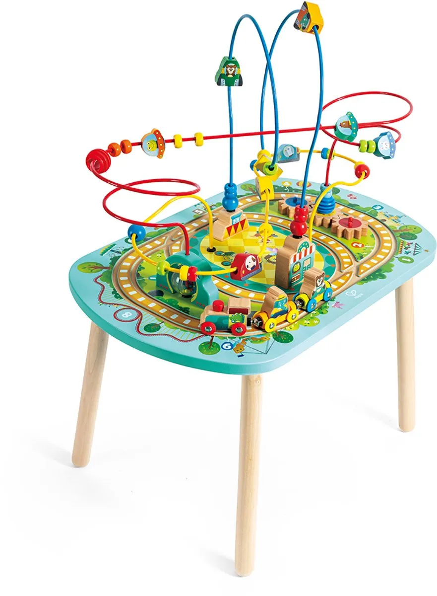 Hape Houten Treinbaan Tafel Multicolor