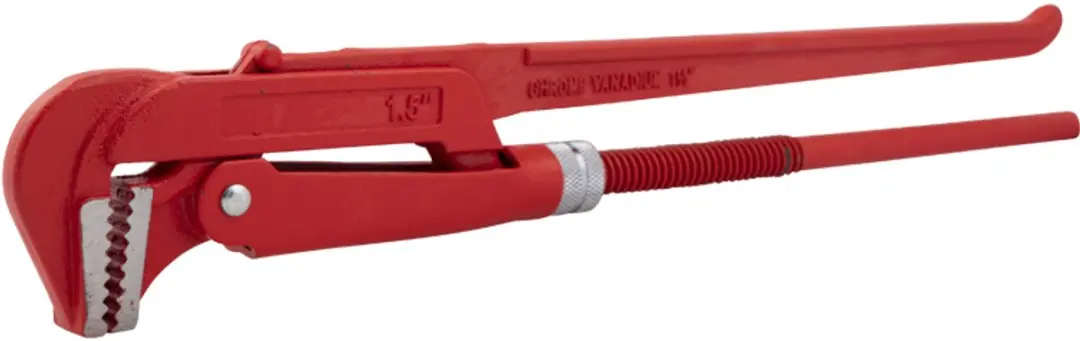 Pijptang 1.5" rood 90 graden
