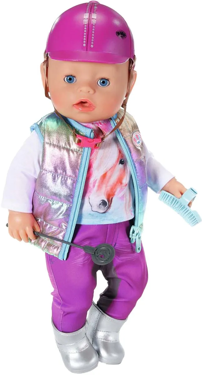 Baby Born Deluxe Paardrij-outfit 43cm - Multi