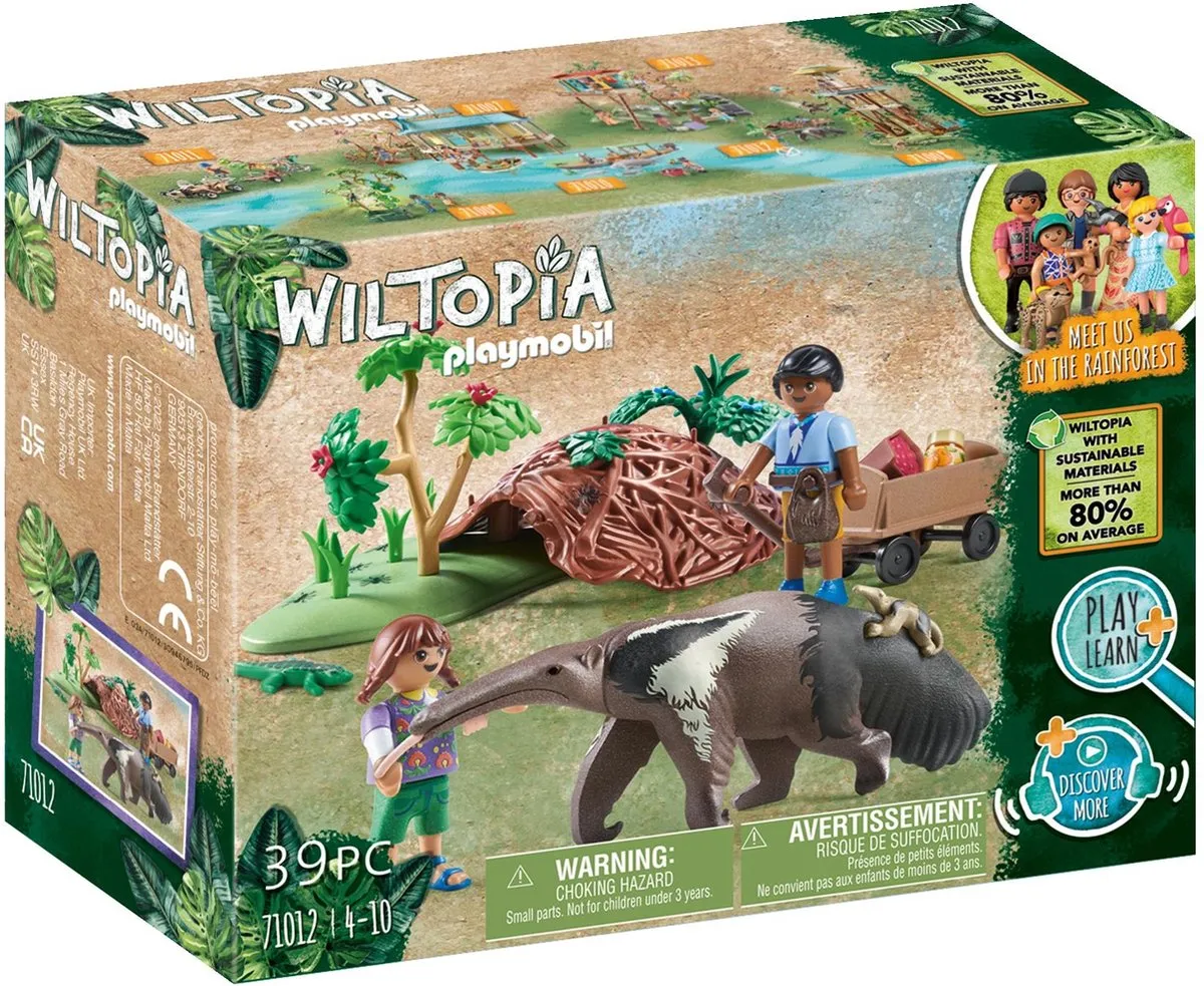 Playmobil Wiltopia Miereneter Verzorging 71012 - Multicolor