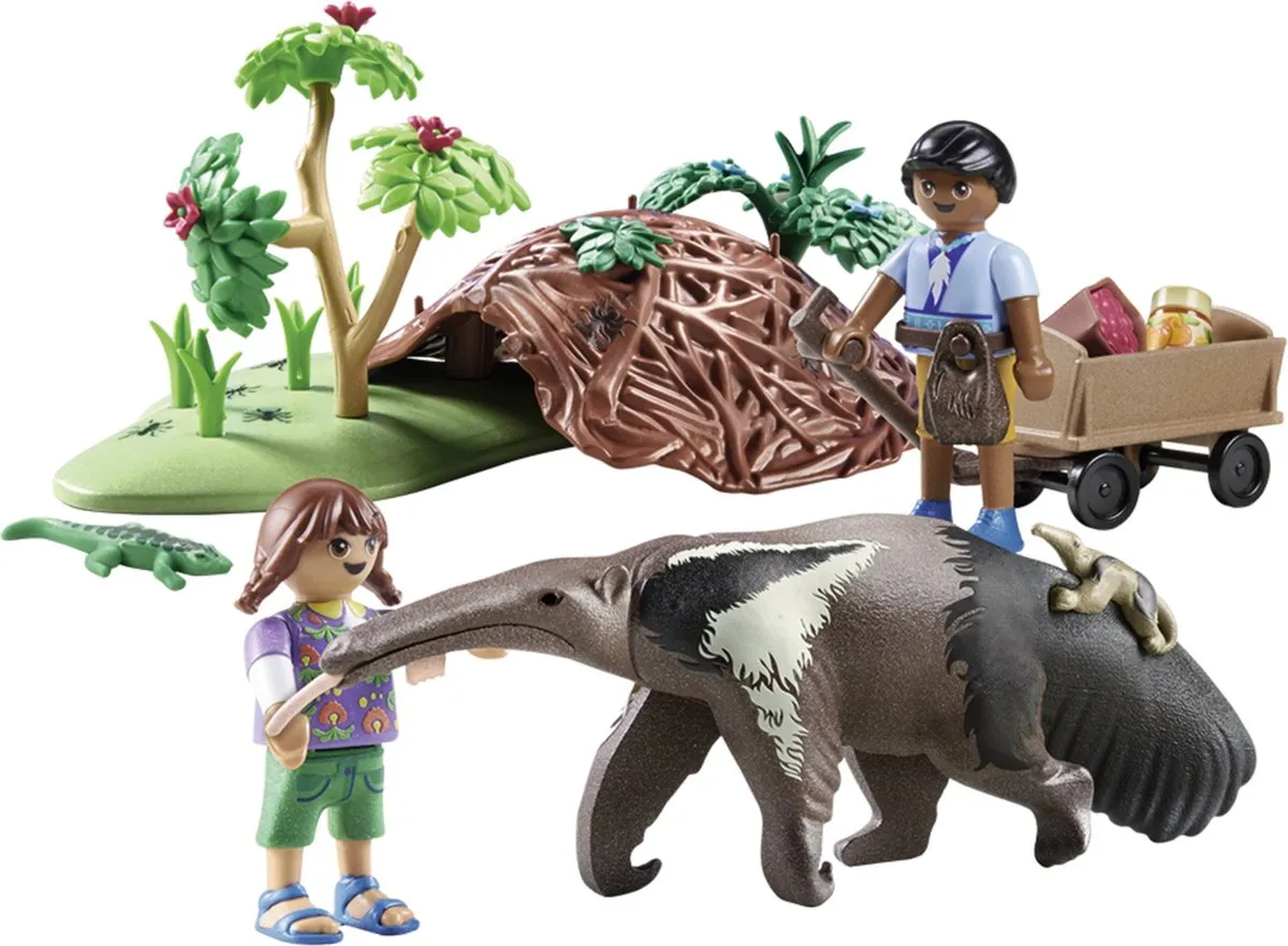 Playmobil Wiltopia Miereneter Verzorging 71012 - Multicolor