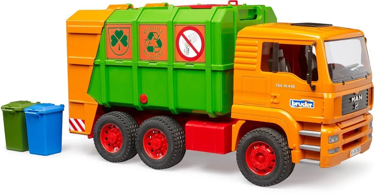 Bruder MAN Jubileum Vuilniswagen Speelgoedauto 01056