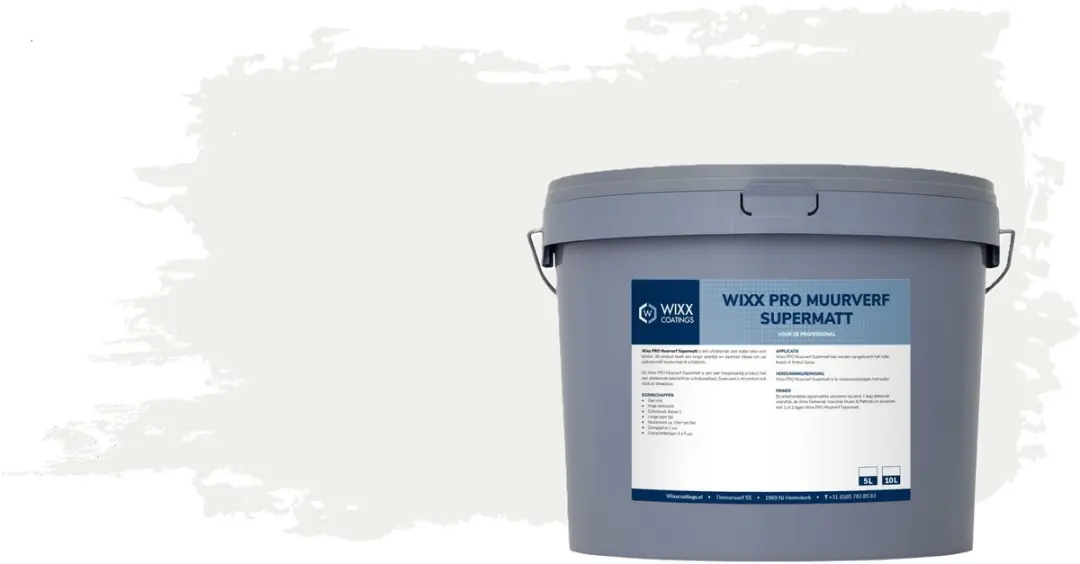 Wixx PRO Muurverf Supermatt 10L