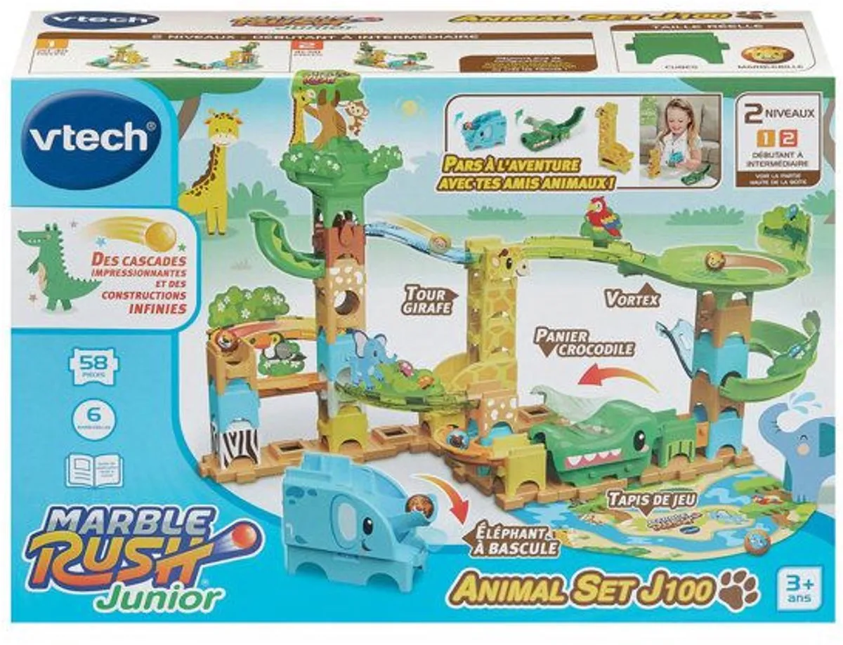 Vtech Marble Rush Junior J100 DierenSet