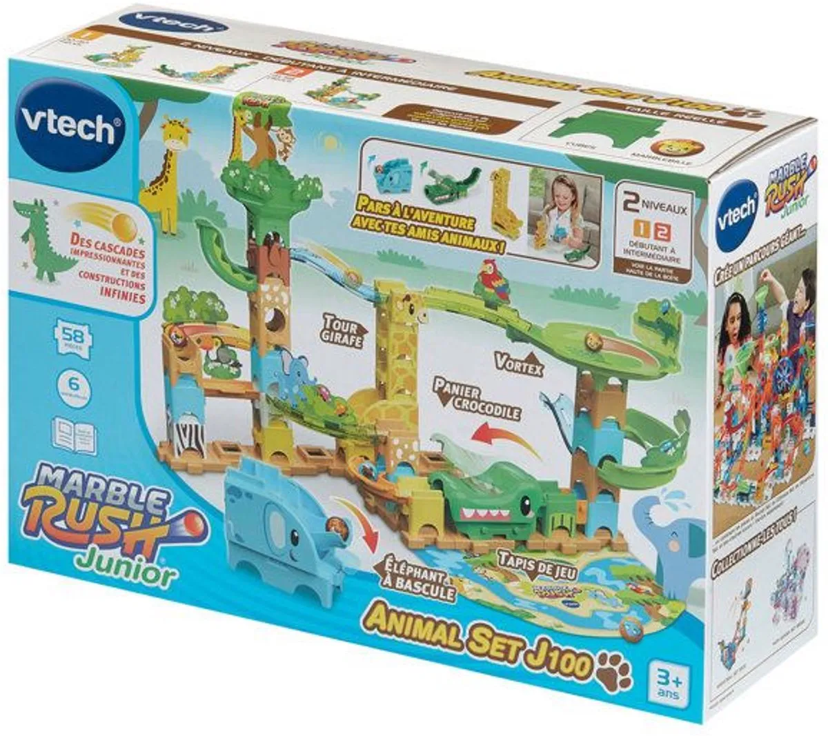 Vtech Marble Rush Junior J100 DierenSet - 58 Stuks