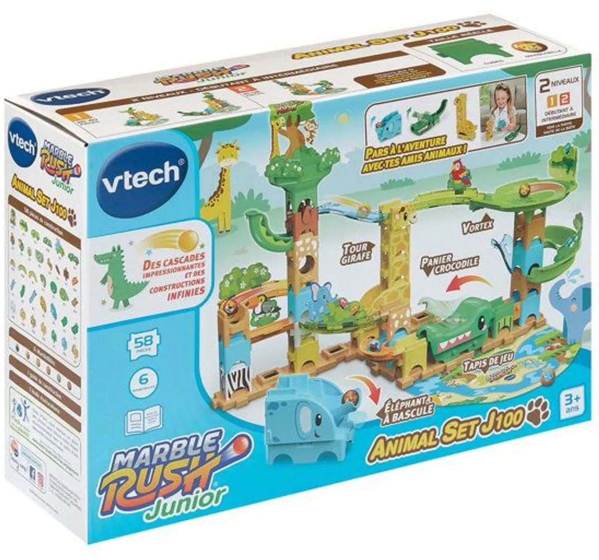 Vtech Marble Rush Junior J100 DierenSet - 58 Stuks