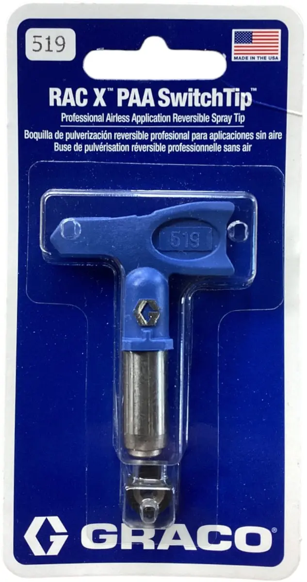 Domino Graco Rac X PAA 519 Airless Spuitmond - 30cm - Blauw - afbeelding 2 van 2