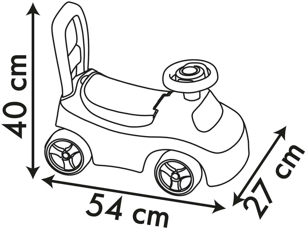 Smoby Disney Princess 2-in-1 Kinderautodrager 720549 - Roze - afbeelding 6 van 6