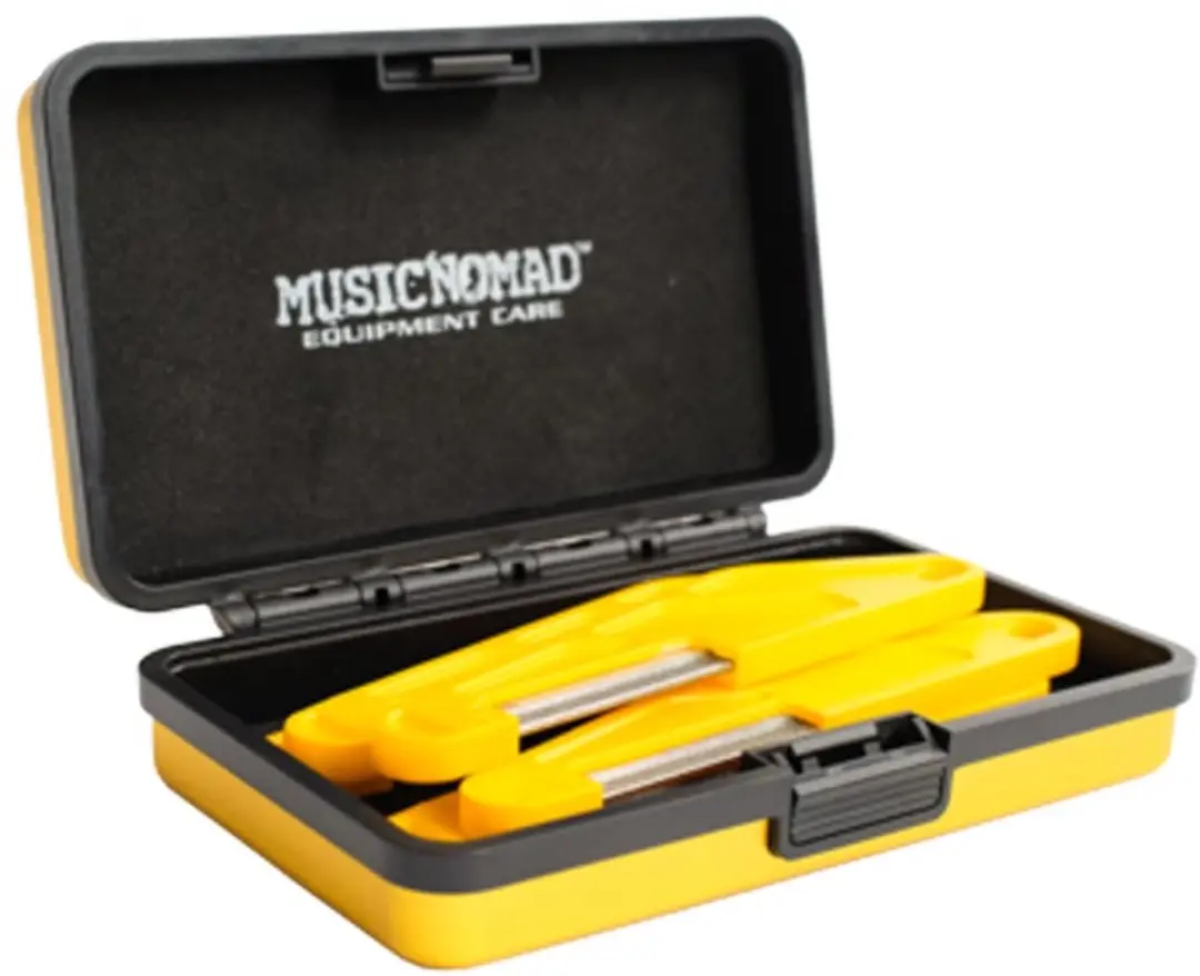 MusicNomad MN673 Diamond Coated Nut Vijl Set