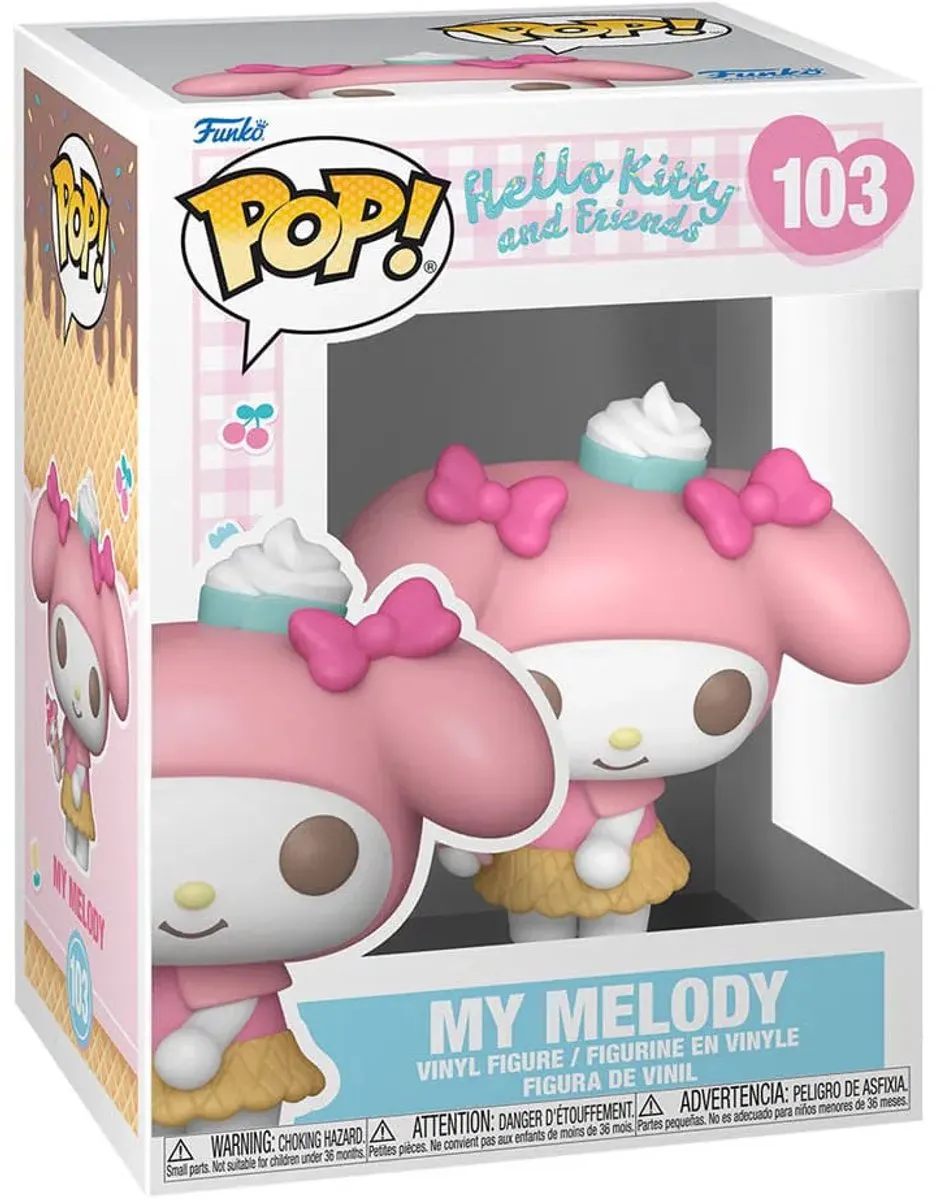 Funko Pop! Hello Kitty & My Melody Ice Cream - Multicolor