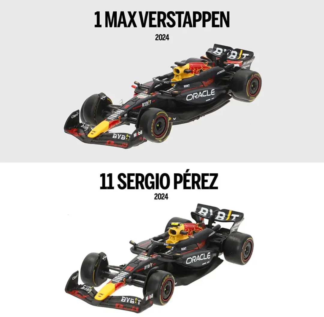 Bburago F1 Red Bull RB20 2024 1:43 Auto - 2 Stuks - afbeelding 2 van 5