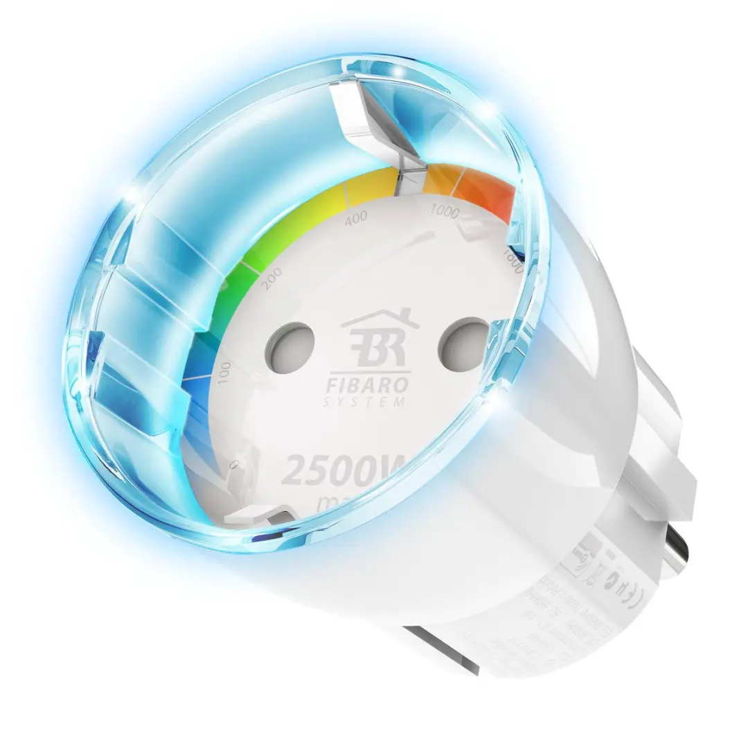 Fibaro Wall Plug Type F Slimme Stekker - Wit - afbeelding 3 van 6