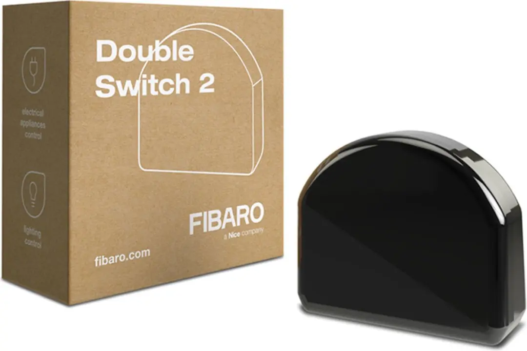 Fibaro Double Switch 2 Inbouw Z-Wave Plus - 1500W - Zwart - afbeelding 4 van 6