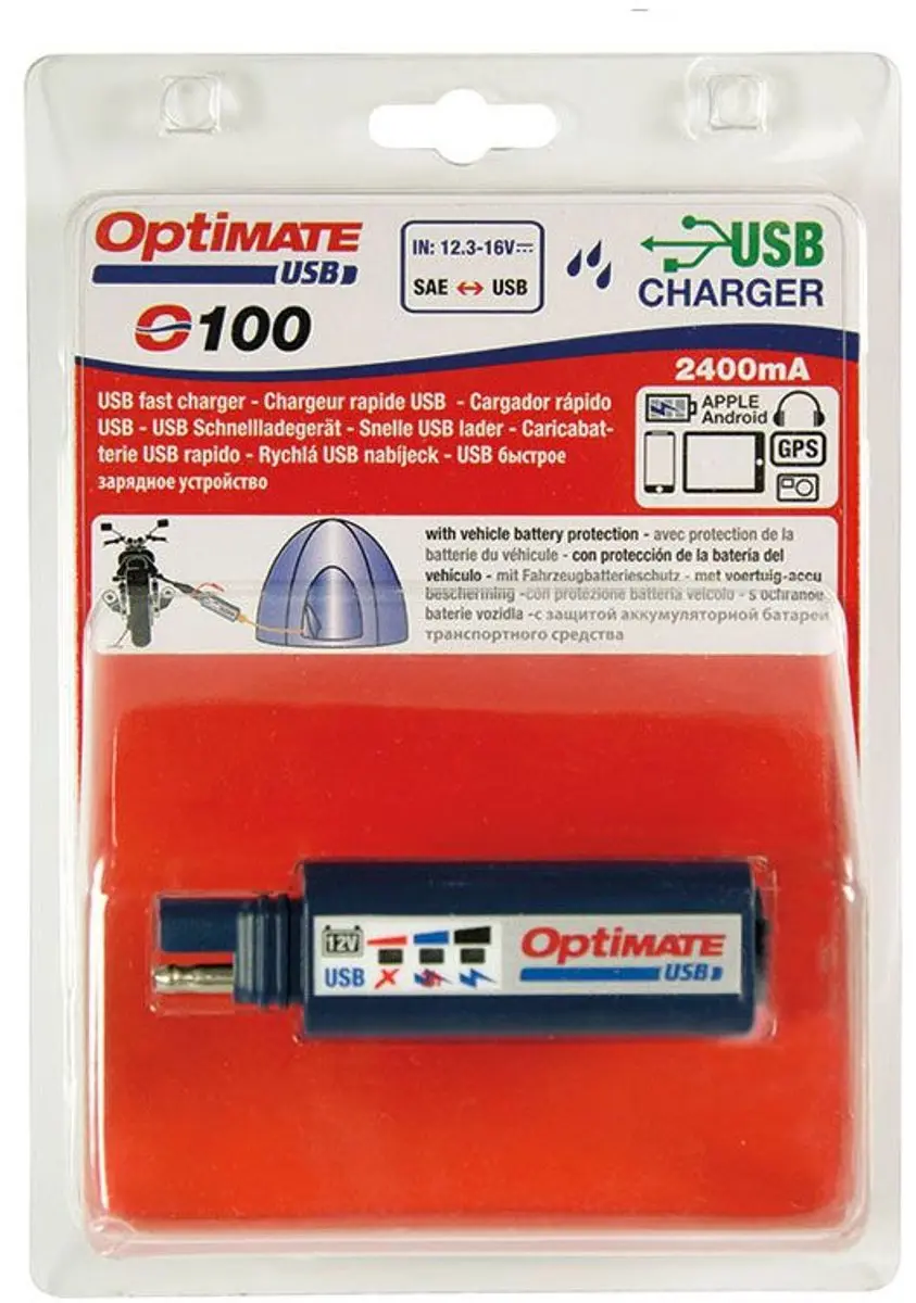 TecMate OptiMate O-100 SAE naar USB Lader 5V/2.1A - afbeelding 5 van 6