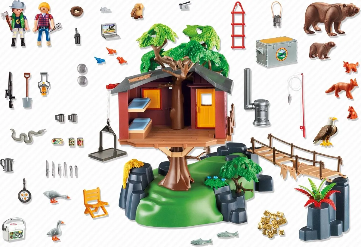 Playmobil Avontuurlijke Boomhut 5557 - Groen