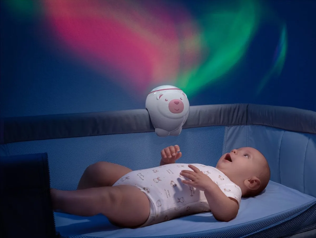 Chicco First Dreams IJsbeer Projector - Roze - 3x AAA