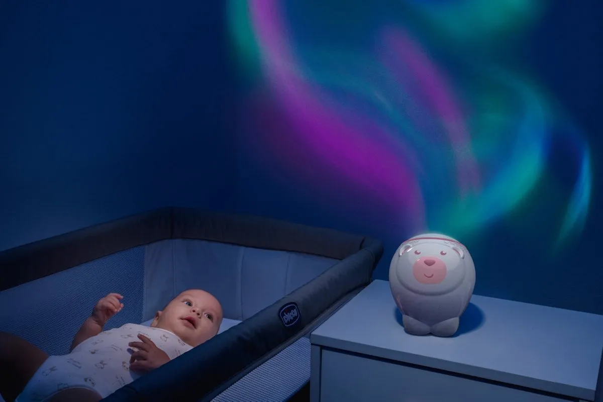 Chicco First Dreams IJsbeer Projector - Roze - 3x AAA