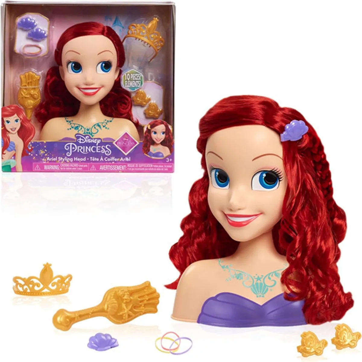 Disney Princess Ariel Styling Head Kaphoofd