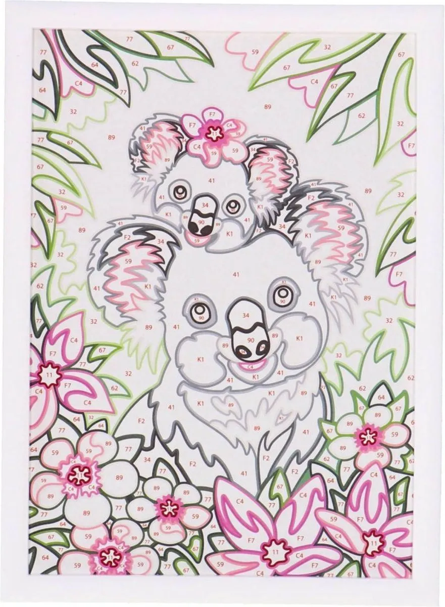 Ravensburger CreArt Koala Cuties Schilderen op nummer - Multicolor - afbeelding 6 van 6