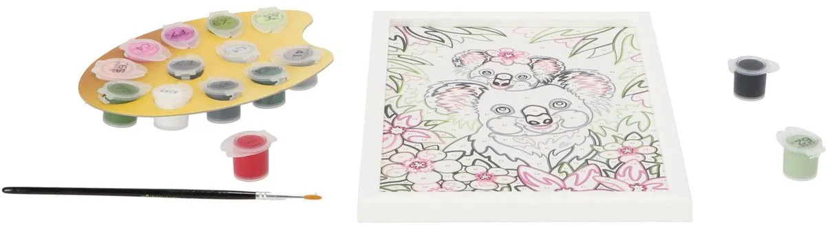 Ravensburger CreArt Koala Cuties Schilderen op nummer - Multicolor