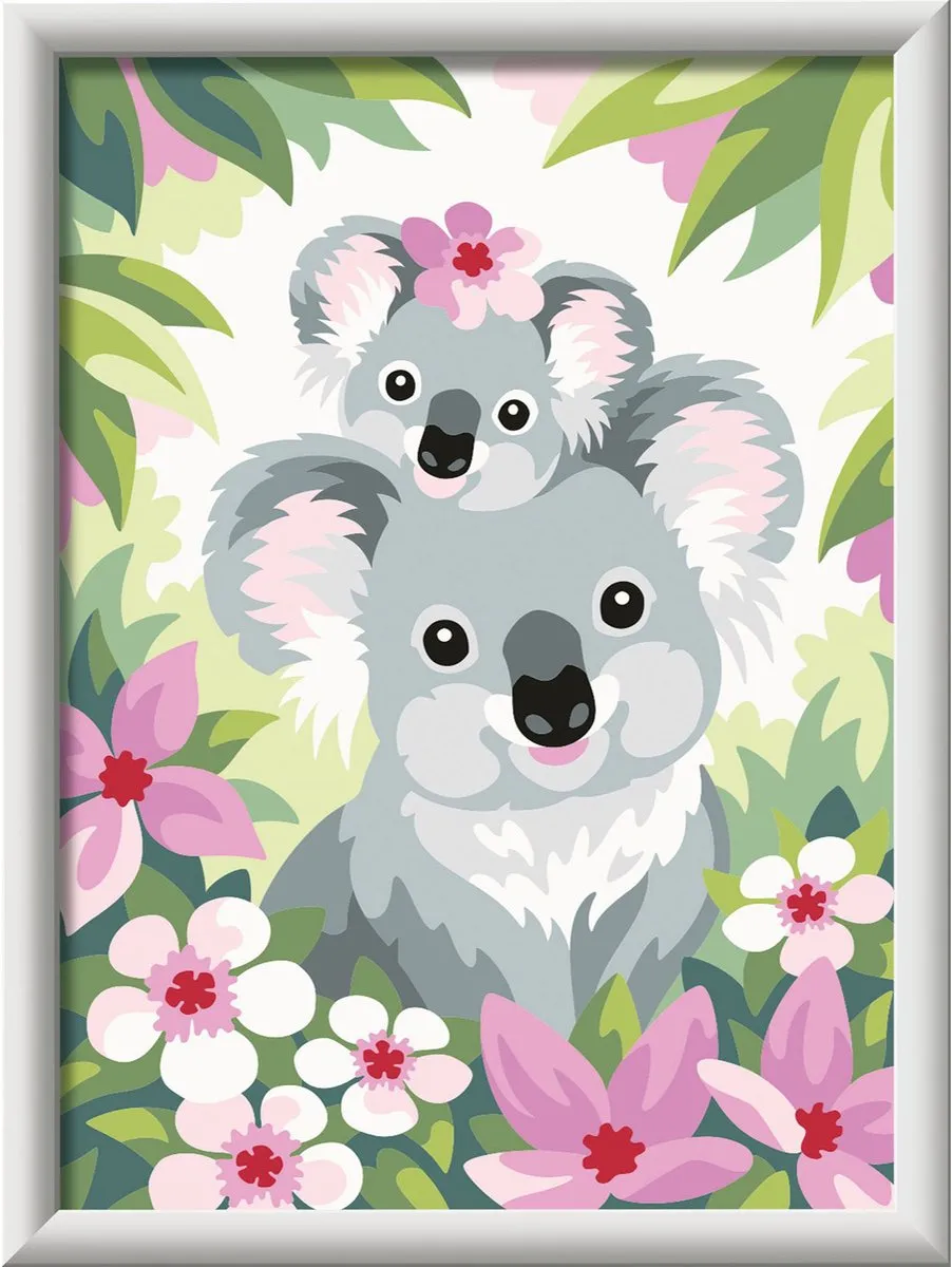 Ravensburger CreArt Koala Cuties Schilderen op nummer - Multicolor