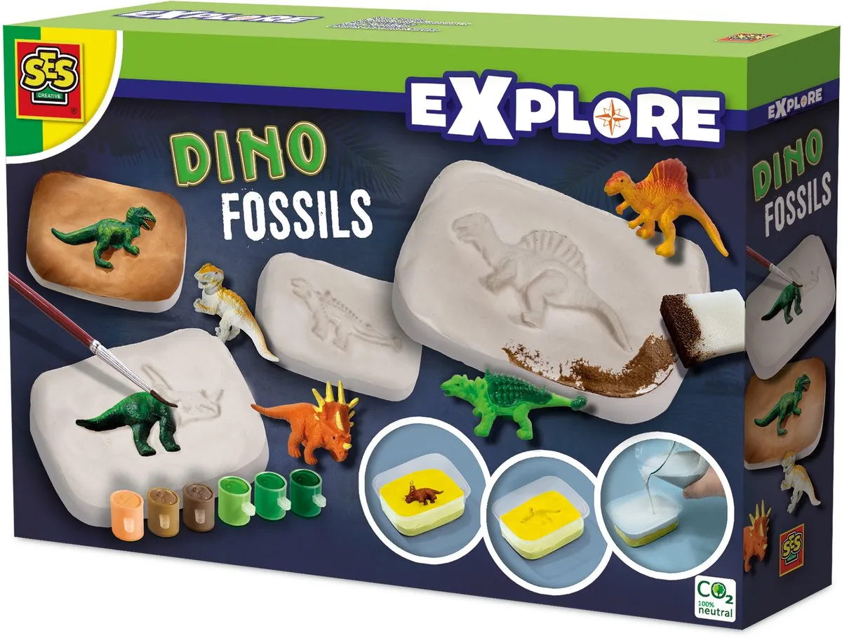 SES Creative Explore Dino Fossielen Maakset