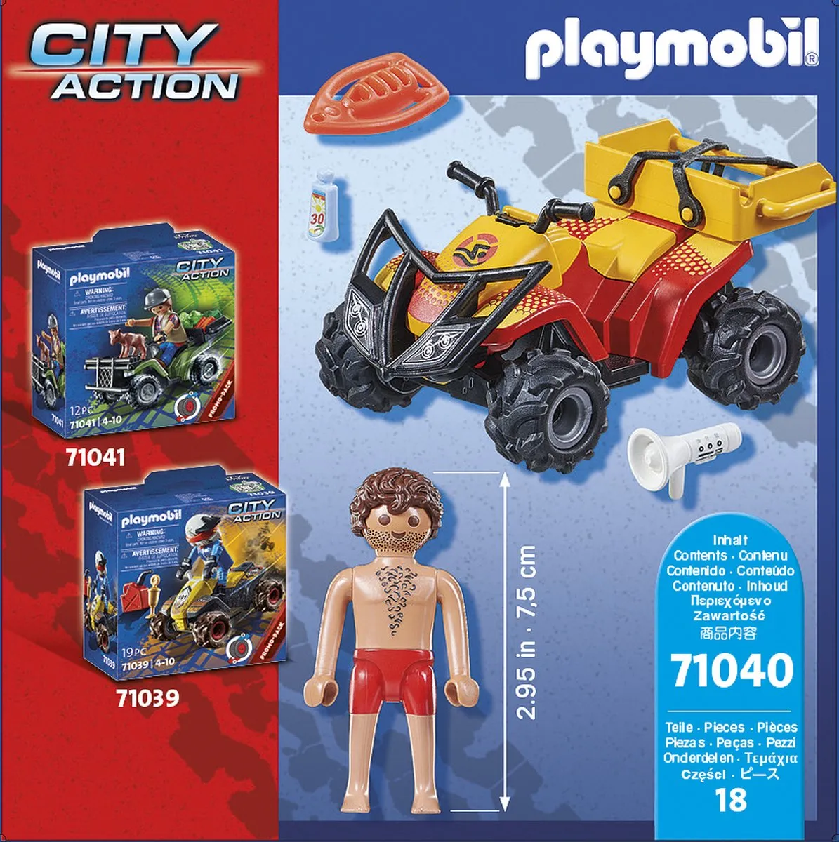 Playmobil City Action Badmeester Quad 71040 - afbeelding 6 van 6