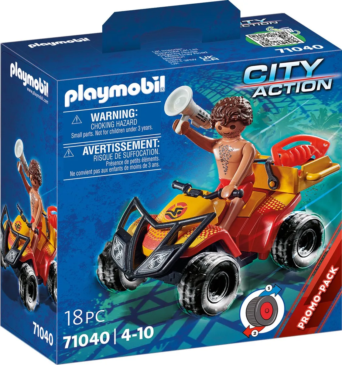 Playmobil City Action Badmeester Quad 71040