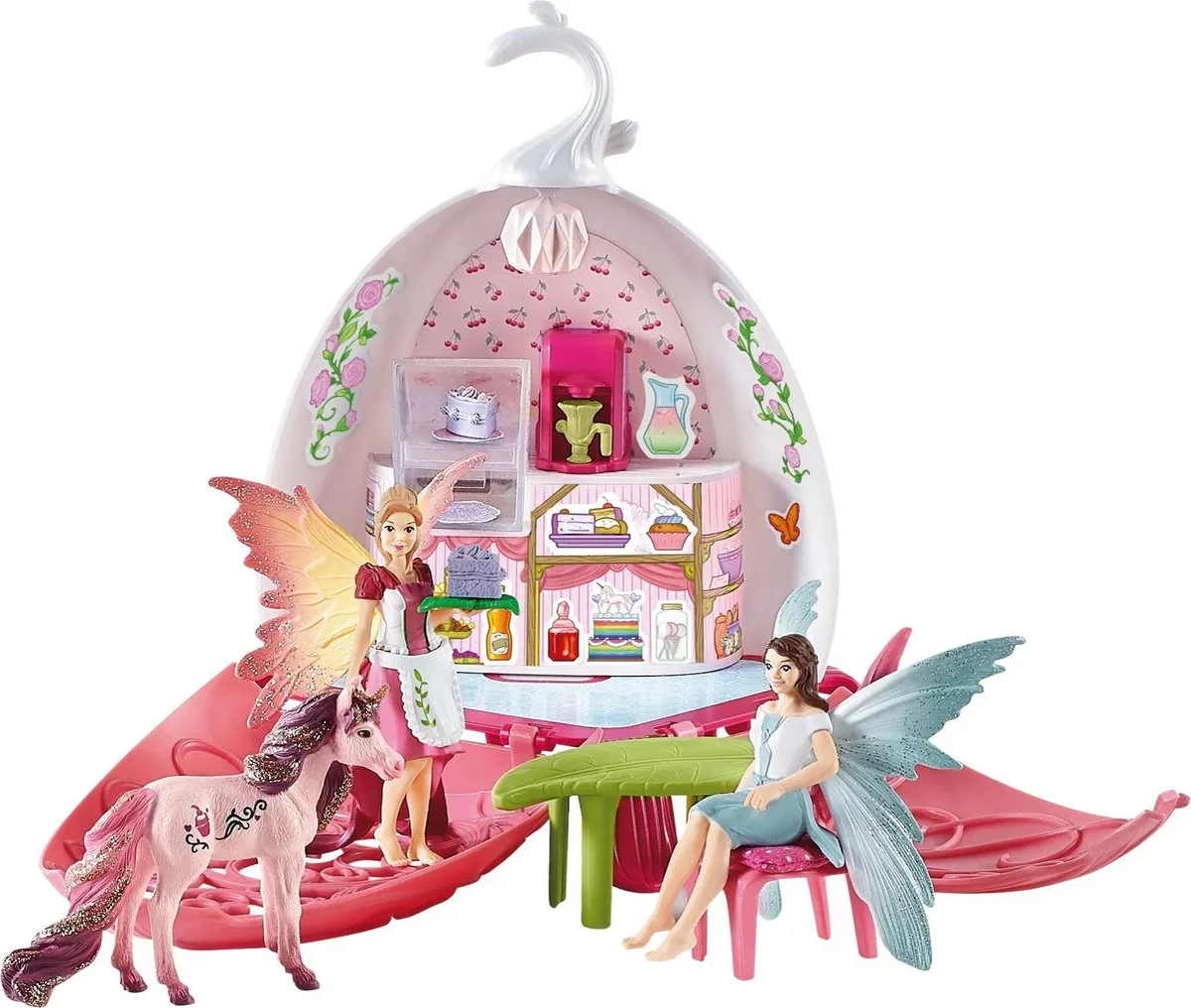 Schleich Bayala Sprookjescafé Blossom Speelfigurenset - 14 Stuks