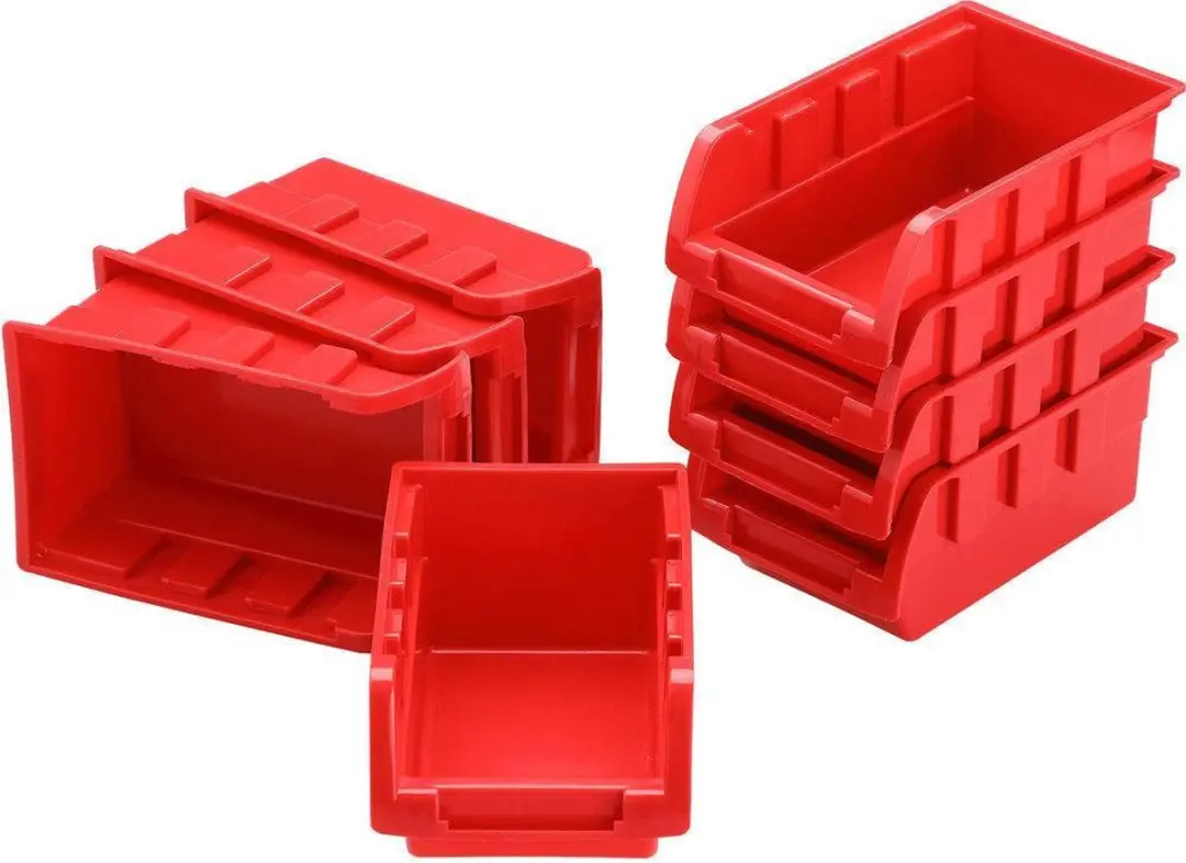 Deuba Wandrek Gereedschaphouder 43-delig - 94x108cm - Zwart/Rood - afbeelding 6 van 6