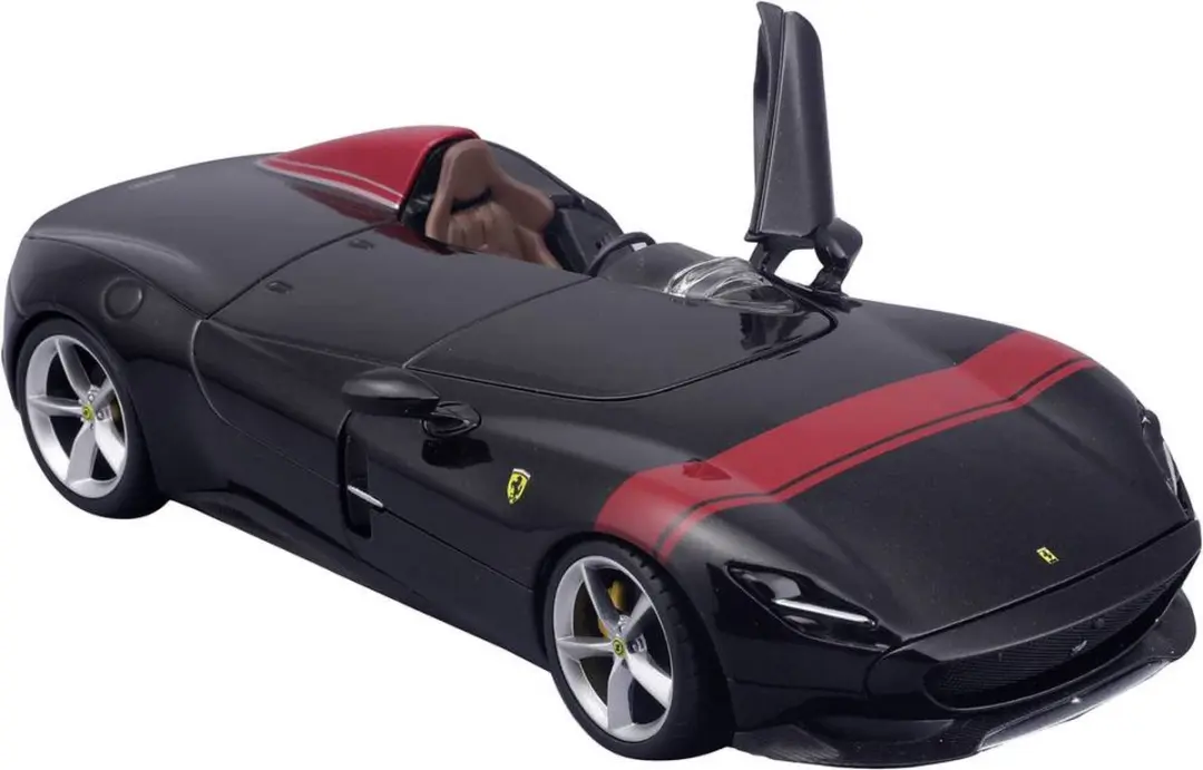 Bburago Ferrari Monza SP1 1:20 Auto - Zwart/Rood - afbeelding 5 van 6