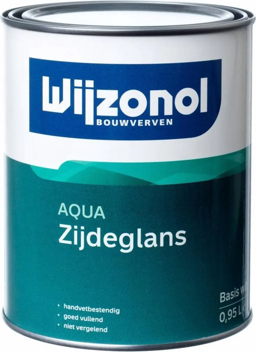 Wijzonol Aqua Zijdeglans 1L - Wit