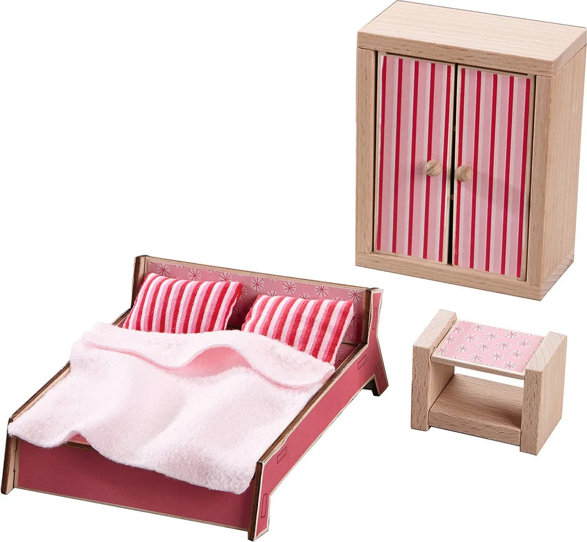 Haba Poppenhuis Slaapkamer Multicolor
