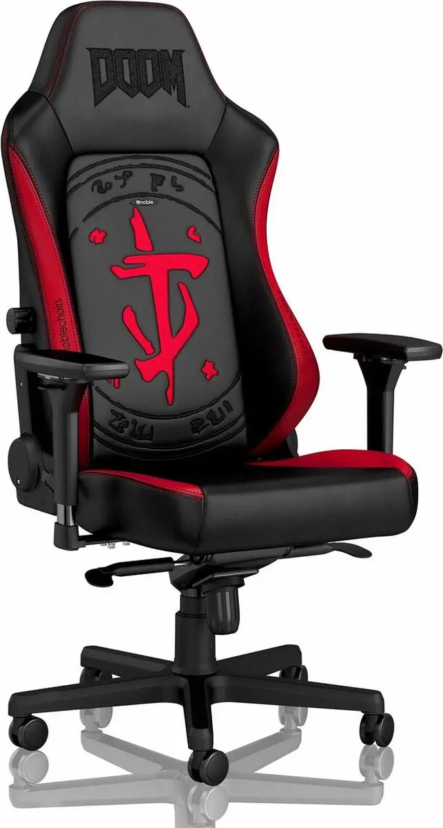 Noblechairs DOOM Gamingstoel NBL-HRO-PU-DET - Zwart/Rood