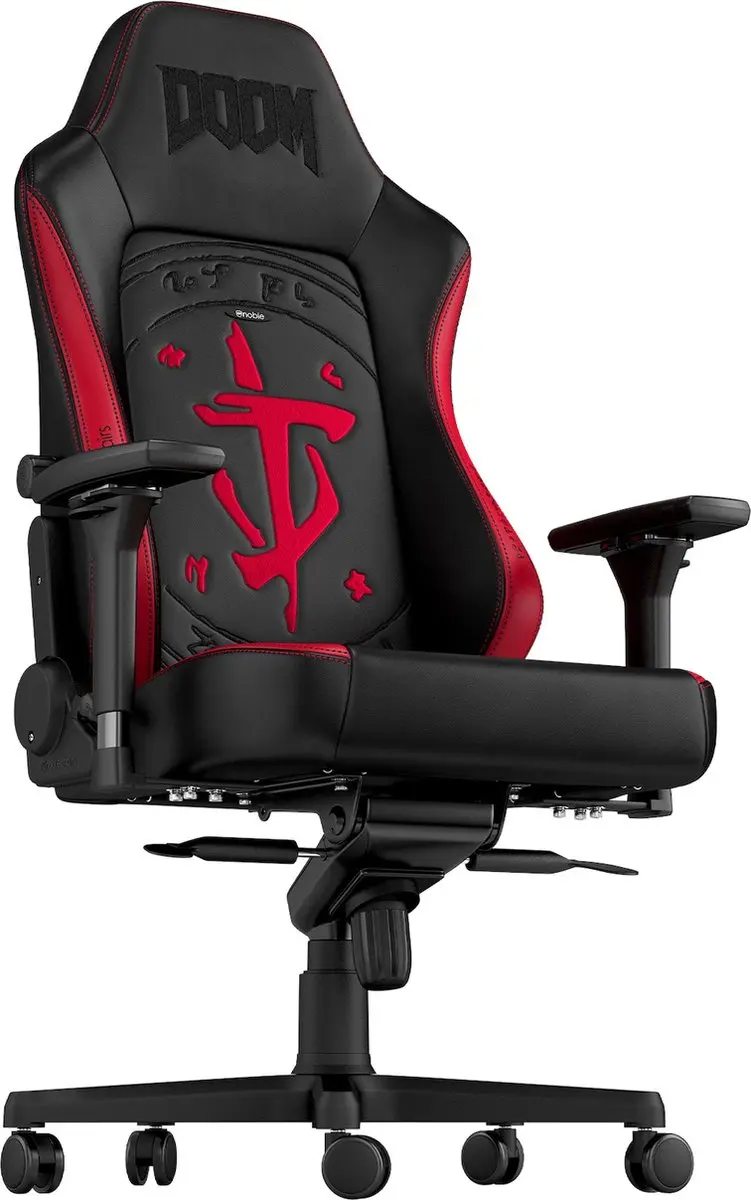 Noblechairs DOOM Gamingstoel NBL-HRO-PU-DET - Zwart/Rood