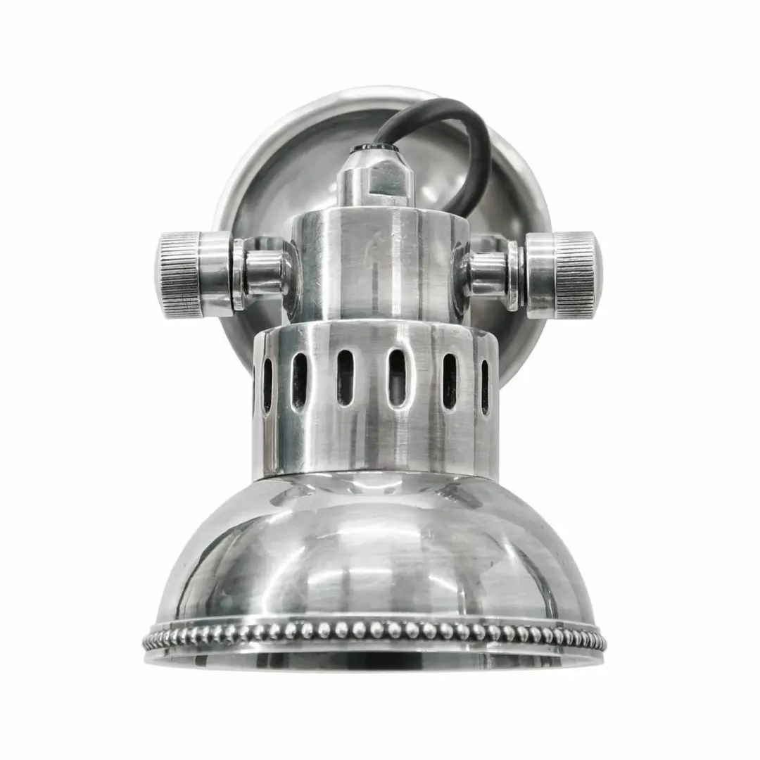 Loberon Wandlamp Rachelle - 25W - Ø10cm - Antiekzilver - afbeelding 5 van 6