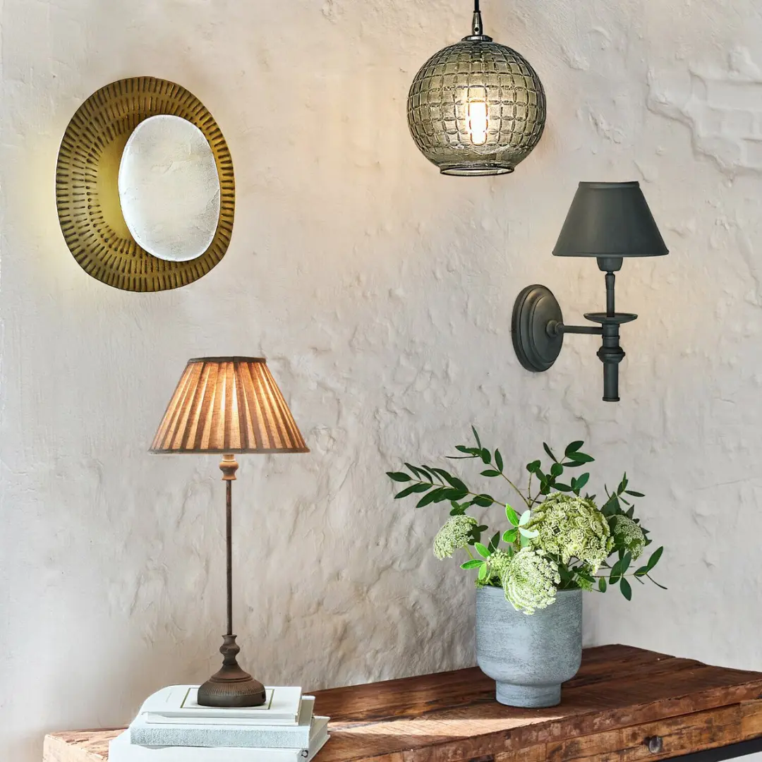Loberon Harolisse Wandlamp - Antiekgrijs - afbeelding 2 van 4