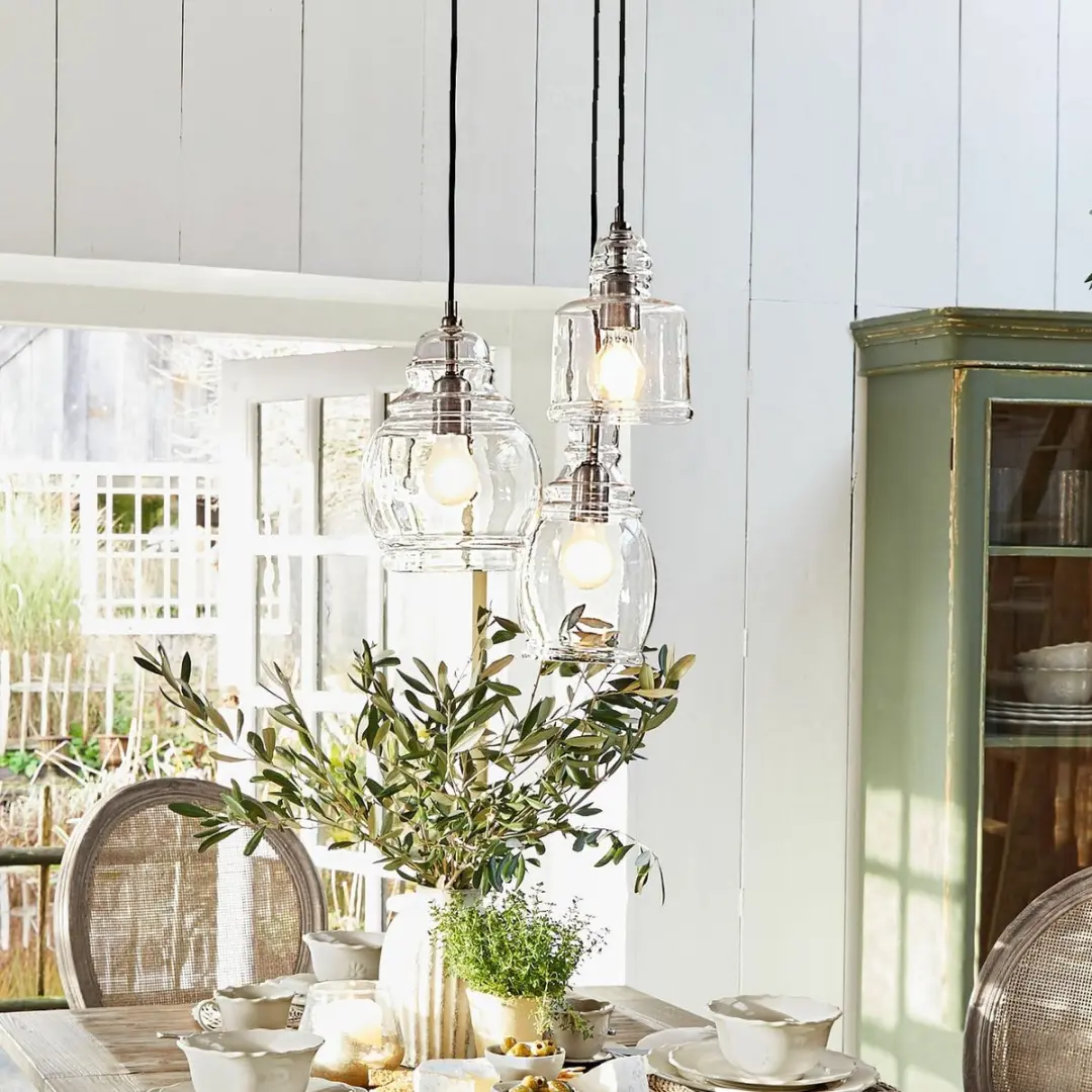 Loberon Hanglamp Pont du Clair - 40W - Zilverkleurig - afbeelding 3 van 6