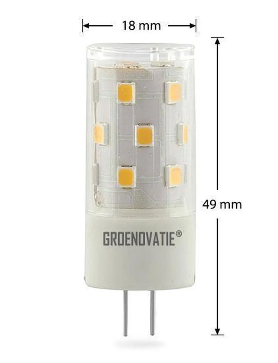Groenovatie LED Lamp G4 5W - 6 Stuks - Warm Wit - afbeelding 4 van 6