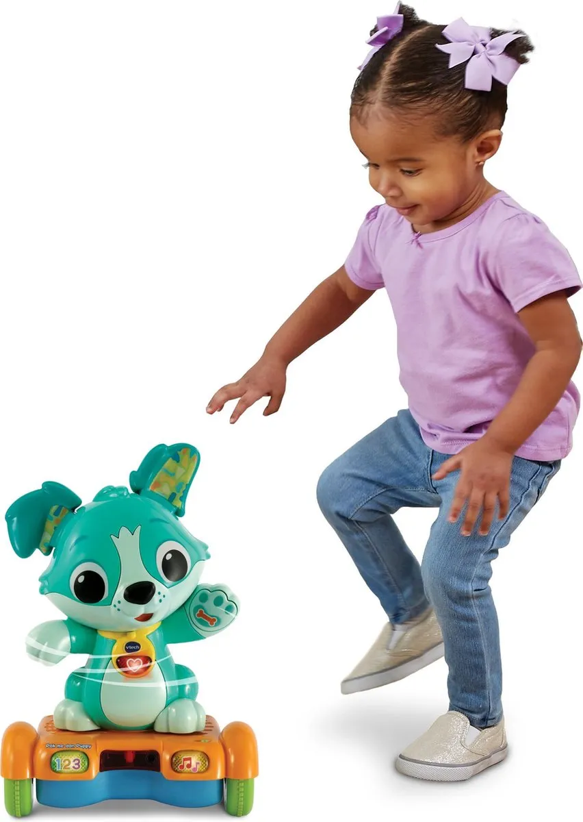 VTech Pak me dan Puppy 80-547523 Interactief Speelgoed - Groen - afbeelding 6 van 6