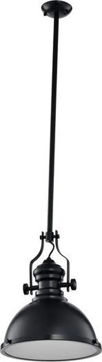 Groenovatie Vintage Industriële Hanglamp Ø32cm - Zwart - afbeelding 4 van 6