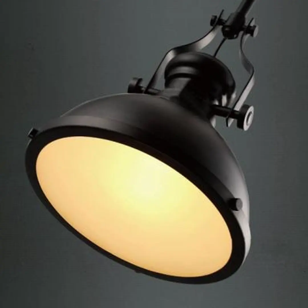 Groenovatie Vintage Industriële Hanglamp Ø32cm - Zwart - afbeelding 5 van 6