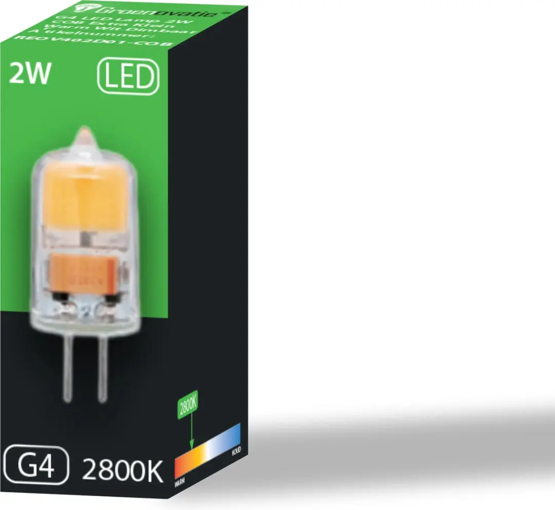 Groenovatie LED Lamp COB G4 2W Warm Wit Dimbaar - afbeelding 5 van 5