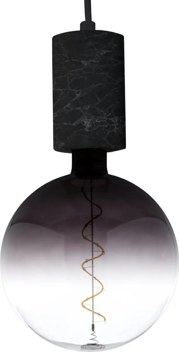 Groenovatie Marmeren Hanglamp Deluxe E27 - Ø65mm - Zwart