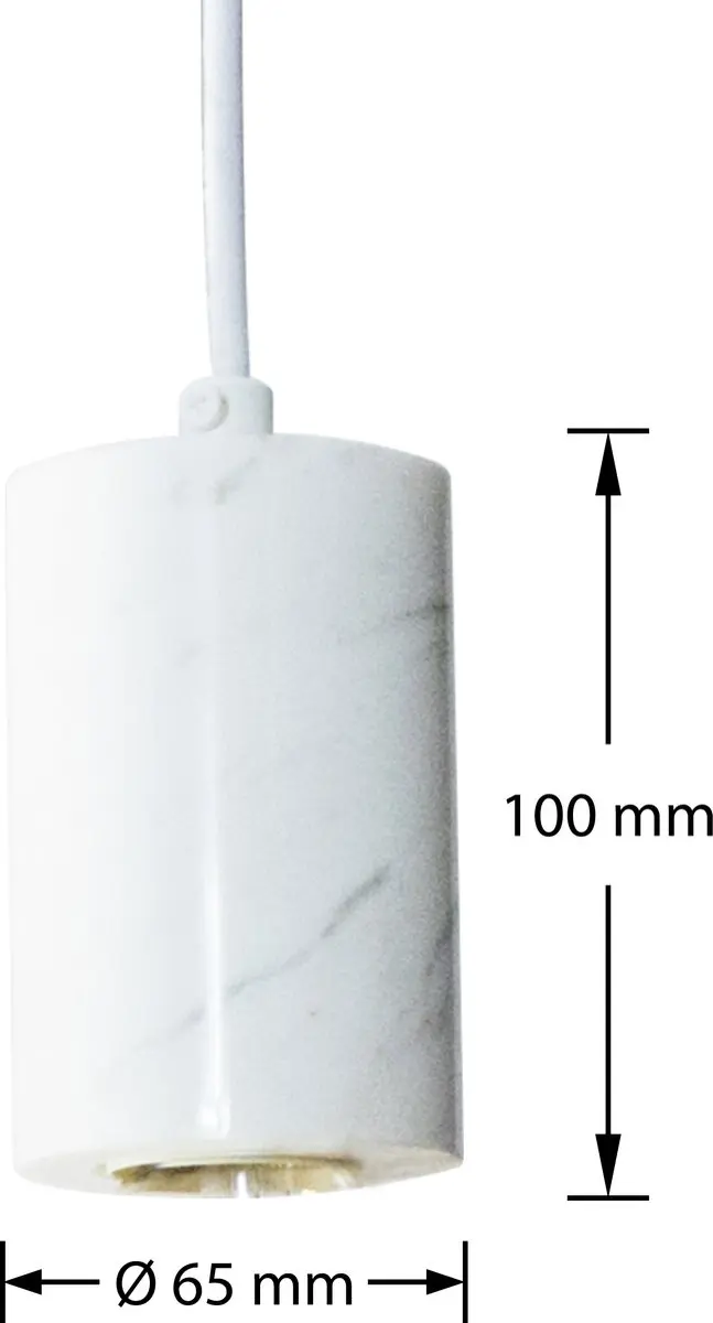 Groenovatie Marmeren Hanglamp Deluxe E27 - Ø65cm