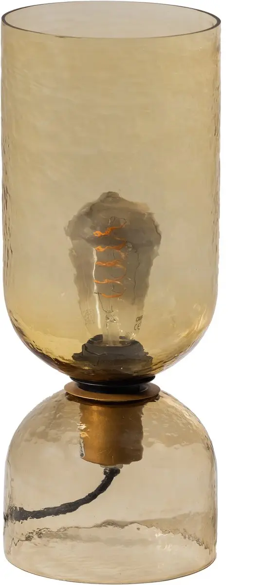 WOOOD Gigi Tafellamp Gehamerd Glas 38xØ15 cm