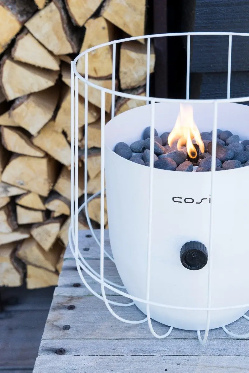 Cosi Cosiscoop Basket Gaslantaarn Fires 5801120 - Wit